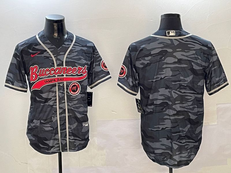 Men Tampa Bay Buccaneers Blank Camo Joint Name 2024 Nike Limited NFL Jersey style 3->oakland raiders->NFL Jersey